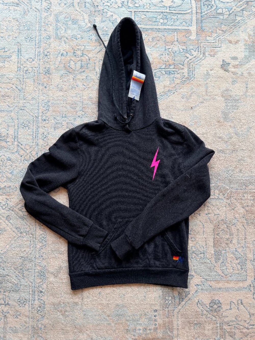 NWT: AVIATOR NATION BOLT STITCH RELAXED PULLOVER HOODIE (XS)